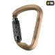 Карабін 10 см з байонетною муфтою M-Tac Keylock Khaki 60094004 - зображення 3