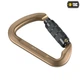 Карабін 10 см з байонетною муфтою M-Tac Keylock Khaki 60094004 - зображення 4
