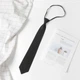 Краватка на змійці Honey Fashion Accessories чорна (30к054) - изображение 1