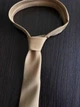 Класична краватка однотонна Honey Fashion Accessories бежева (30к032/3) - изображение 4