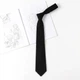 Класична краватка однотонна Honey Fashion Accessories чорна (30к032/3) - изображение 1