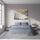 Комплект постельного белья Daisy Евро 200х215 см Coastal Lines Dark Поплин (4820298414756) - изображение 3