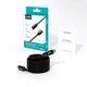 Кабель для передачи данных Choetech USB-C 2.0 M-M 480 Mbps PD 100W LED-дисплей 1.8м Black (XCC-1063) - изображение 3