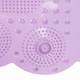 Коврик для ванной комнаты противоскользящий Stenson R88775 "Element" 35x60 см Lilac - изображение 2
