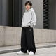 Спортивні штани baggy XIN.QD для хлопчика широкі 10-15 років, Чорний, 158 - зображення 5
