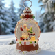 Ночник новогодний Кекс XMAS WDL-25015A 10106, санта - изображение 2
