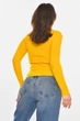 Гольф женский однотонный горчичного цвета Fashion размер 42-44 (213775) - изображение 3