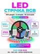 Светодиодная лента RGB 3528 (5 м) с пультом и блоком питания — Полный комплект для подсветки - изображение 1