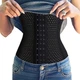 Женский корсет для коррекции талии Abdomen Waistband, стягивающий, черный (М) - изображение 9