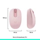 Мышь компьютерная безпроводная Logitech M196 Bluetooth Rose L910-007461 розовая - изображение 8