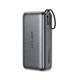 УМБ ACEFAST PD fast charging power bank with telescopic cable M34 20000mAh |1Type-C, 35W/3A, PD/QC| Grey - зображення 1