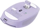 Миша комп'ютерна бездротова Trust Ozaa Compact Multi-Device Wireless Purple 25384_TRUST фіолетова - зображення 5