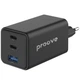 Сетевое зарядное устройство Proove Pocket GaN 65W 1*USB QC4.0+ 2*Type-C PD3.0 Black - изображение 1
