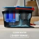 Набір для прибирання Vileda H2prO Spin Mop & Bucket System 178332, 6L, віджим, мікрофібра - изображение 6