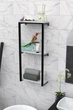 Настенная полка в стиле лофт EcoLoft Elevia DSP-1174 Білий - изображение 2