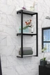 Настенная полка в стиле лофт EcoLoft Elevia DSP-1174 Білий - изображение 3