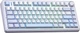 Клавіатура ігрова бездротова Aula F75 Bluetooth та 2.4G, USB, механічна Greywood V3, Hot Swap, PBT кейкапи, блакитна - зображення 2