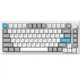 Клавиатура игровая беспроводная GamePro Asgard Yord MK266WH Bluetooth и 2.4G, USB, механическая Super Red Switch, RGB подсветка, белая - изображение 1