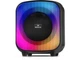 Портативна колонка REAL-EL X-760 (EL121600029), Bluetooth, RGB підсвічування, акумулятор до 16 годин роботи, чорна - зображення 2