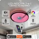 Люстра світлодіодна 517 Dlight RGB з пультом і колонкою 80Вт Білий (02162) - зображення 1
