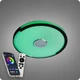Люстра світлодіодна 517 Dlight RGB з пультом і колонкою 80Вт Білий (02162) - зображення 4