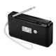 Портативное радио Hoco HI50 Portable Radio Bluetooth 5.3, 5W, AM, FM, USB, TF, аккумулятор до 5 часов работы, черное - изображение 4