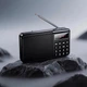 Портативное радио Hoco HI50 Portable Radio Bluetooth 5.3, 5W, AM, FM, USB, TF, аккумулятор до 5 часов работы, черное - изображение 7