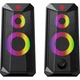 Компьютерные колонки GamePro RGB GS500 Black, 5 Вт, 2.0, питание от USB, LED подсветка, AUX 3.5 мм, черные - изображение 3