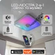 Люстра світлодіодна 517 Dlight RGB з пультом і колонкою 80Вт Білий (02164) - зображення 1
