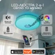 Люстра світлодіодна 517 Dlight RGB з пультом і колонкою 80Вт Білий (02163) - зображення 1