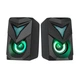 Комп’ютерні колонки Xtrike ME SK-405 Gaming Speaker, RGB, 3 Вт×2, USB, 3.5 мм AUX, чорні - зображення 6