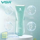 Детская машинка для стрижки VGR V-150 MINT 3 безопасные насадки бесшумная IPX7 - изображение 3