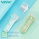 Детская машинка для стрижки VGR V-150 MINT 3 безопасные насадки бесшумная IPX7 - изображение 6