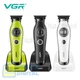Триммер VGR V-880T BLACK EXTERNAL ROTOR MOTOR MIM BLADE 4 насадки док-станция - изображение 7