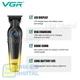 Триммер VGR V-996 GREEN 4 насадки LED display - изображение 4