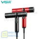 Фен профессиональный VGR V-401 BLACK 40 уровней обдува 70000 - 110000 RPM 40 уровней температуры 60°C - 100°C 3 насадки - изображение 13