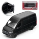 Игрушечная машинка микроавтобус Mercedes-Benz Sprinter детская металлическая коллекционная авто модель игрушка Мерседес Бенц Спринтер с открывающимися дверями и багажником 12.5 см черный - изображение 1