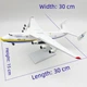 Колекційна металева модель літака Антонов Ан-225 "Мрія" 1:280, Antonov Cargo Transporter 30 см - зображення 8