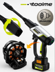 Акумуляторна мийка високого тиску Toolme TM280 PRO BRUSHLESS 450 Вт з алюмінієвою помпою, 2 АКБ 21В, піногенератор - изображение 3