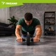 Ролик для пресса гимнастическое колесо Trizand ABS Roller Wheel стальной сердечник, протектор для сцепления + коврик EVA (27668) - изображение 3