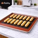 Силиконовый перфорированный коврик для выпечки Ruhhy 30 x 40 см многоразовый, двусторонний, армирован стекловолокном (27189) - изображение 2