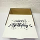 Подарункова коробка «Happy Birthday» – деревʼяна коробка для подарунка, бокс для наповнення, універсальна подарункова упаковка - зображення 3