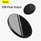 Бездротовий зарядний пристрій Baseus Simple Mini Magnetic Wireless Charger с технологією Qi 15W (WXJK-F01) Black - зображення 11