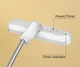 Акумуляторна гнучка обертова Лампа на прищіпці з таймером Glocusent A24 Rotatable Book Light book light для читання в ліжку дворядна конструкція з 22 світлодіодами |2700/3400/6000K, 100h, 1000mah| Білий - зображення 14