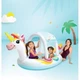 Детский надувной бассейн Intex 58435 Unicorn с навесом и фонтаном белый 254х132х109 см (21-9-58435) - изображение 4