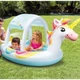 Детский надувной бассейн Intex 58435 Unicorn с навесом и фонтаном белый 254х132х109 см (21-9-58435) - изображение 5