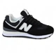 Женские кроссовки повседневные NB 574 Classic Black White 41 (26,0 см) Черный - изображение 3