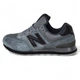 Мужские кроссовки повседневные NB 574 Classic Dark Grey Black 44 (28,0 см) Серый - изображение 1