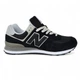 Мужские кроссовки повседневные NB 574 Classic Black Grey 46 (29,0 см) Черный - изображение 3