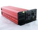 Перетворювач AC/DC на машину, UKC AR 2500W 12V, Інвертор на автомобіль, 12V/220V/2500W, міцний алюмінієвий корпус + USB-вихід 5В для заряджання гаджетів, червоний - зображення 10